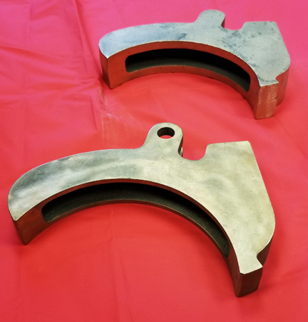 Rough Cast and Finish Machined Vacuum Shoe Castings