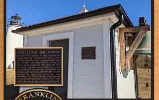Turkey Point Lighthouse Historical Plaque