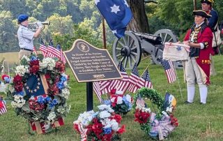 250th Anniversary dedication ceremony